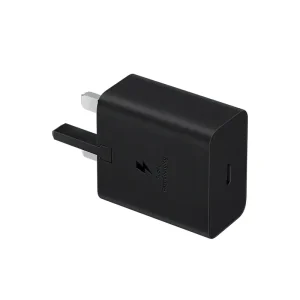 شارژر سامسونگ سه پین اصلی 45w شارژر سامسونگ تایپ‌سی 25 وات